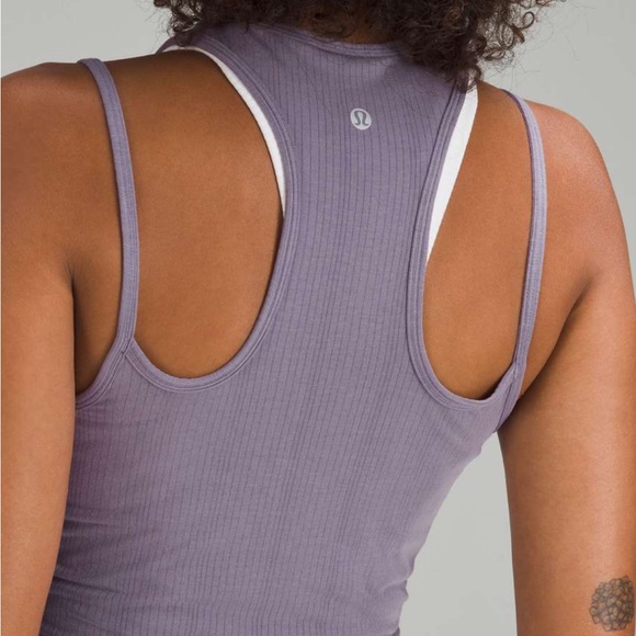 Lululemon Double-Strap Yoga Tank Top Purple Ash 10 - Picture 6 of 6